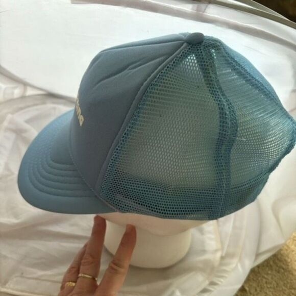 Vintage Mesh Trucker Cap Triangle Spring Flagg Suspension Parts Headmost Hat - Picture 6 of 9